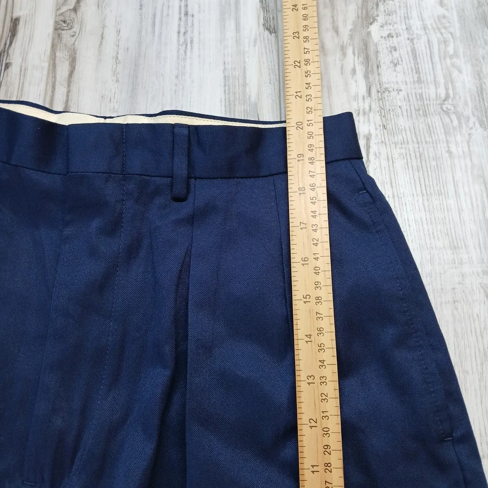 Polo Golf Ralph Lauren Mens Navy Blue Pleated Shorts Size 32 Polyester 5835323LS